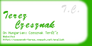 terez czesznak business card